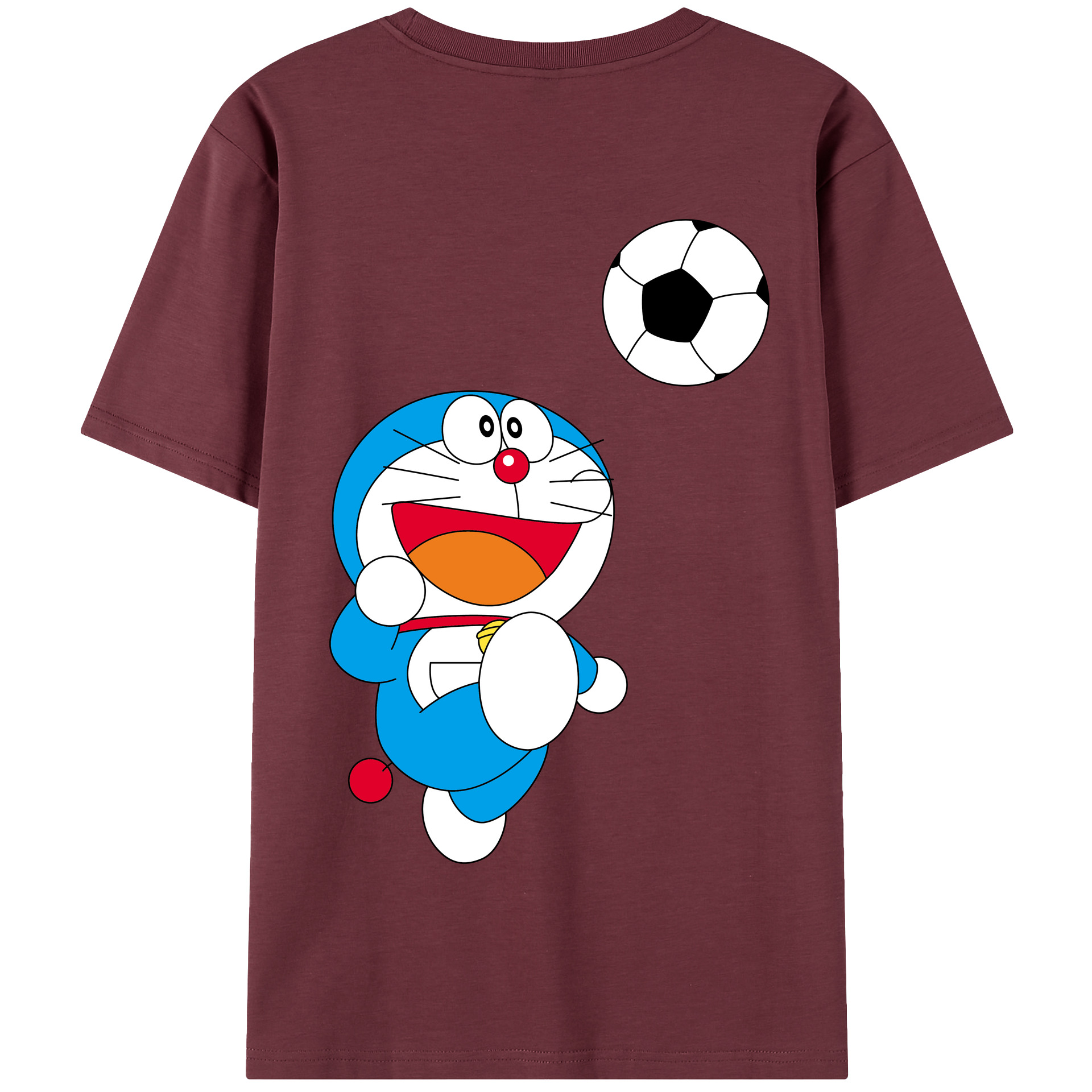 （画像用） ドラえもん Doraemon 綿100％半袖Tシャツ（背面プリント）